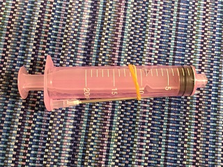 注射器ですね
